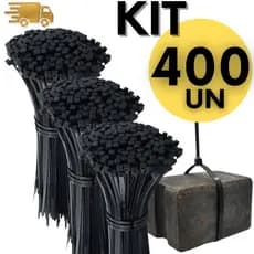 Abraçadeiras 4,8X250 Cinta Nylon Plástica Presilha Enforca Gato Hellerman Premium Utilidades Multiuso
