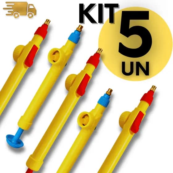 Conjunto Pulverizador Manual para Garrafa PET Jardim e Limpeza Premium Multiuso