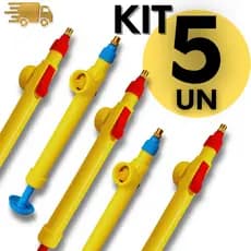 Conjunto Pulverizador Manual para Garrafa PET Jardim e Limpeza Premium Multiuso
