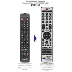 Controle Remoto Compatível Ecopower Tv EP-Tv032 EP-Tv039 FBT3105