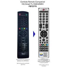 Controle Compatível Com HQ SMART TV HQS32NKH FBT2775