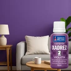 Corante Liquido Xadrez Pigmento Bisnaga de Tinta para Parede Violeta Roxo