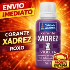 Pigmento Corante Xadrez Roxo para Tintas Base Água Alto Rendimento