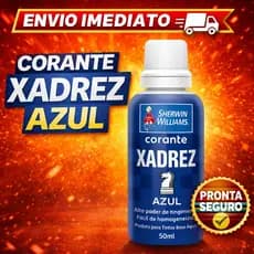 Corante Tinta Xadrez Azul - Base de Água - Tonalidades Intensas Fácil Mistura