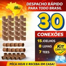 Conexões Hidráulicas Pvc Soldável 25mm 3/4 | 15 Joelhos | 8 Luvas | 7 Tees | Água Fria