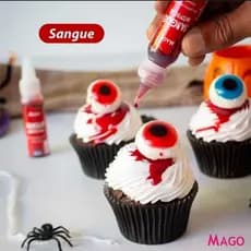 sangue artificial vermelho 20ml alimenticio hallowenn