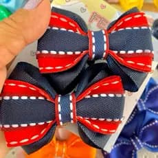 Laço Escolar Na Xuxinha Infantil Para Cabelo Par De Laço Acessório De Menina