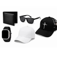 Kit Masculino moda Óculos, Carteira ,Relógio Digital Prova d`agua e Boné SÓ HOJE para o natal