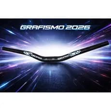 Guidão gios Voador Branco 31.8x700x50mm Gi-6816 Wheeling cores