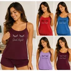 kit com 2  blusas suede feminina, blusinha alcinha feminina, baby doll feminino, blusa para dormir, pijama feminino