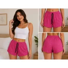 Short Feminino Suede Kit com 2 Peças – Conforto e Estilo para o Dia a Dia