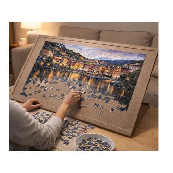 Plataforma Apoio Quebra-cabeça C/ Ajuste De Inclinação 84x60