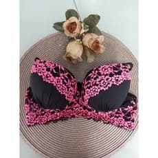 Sutiã Gabi Luxo Bicolor com Bojo soutien sustentação renda duas cores premium