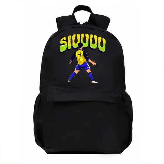 Mochila Cristiano Ronaldo Infantil Juvenil Mochila CR7 futebol Bolsa De Menino Mochila Do Cristiano Ronaldo