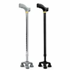 Bengala De Caminhada 3 Apoios Leve Anti Impacto Com Altura Ajustável 64CM a 1015CM