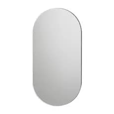 Espelho Base de Acrílico Retangular Oval Multiuso 15x25CM Decorativo Com Adesivo Dupla Face
