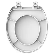 Assento Sanitário Tupan Pp Injetado Universal Solution Oval Branco