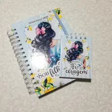 Devocional Feminino 2026 Personalizado | Agenda Cristã | Capa Dura com Elástico | Presente Evangélico