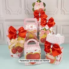 ENVIO RÁPIDO | Kit Festa PEGUE E MONTE | Cereja | Cerejinha | Fazemos em todos os temas