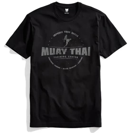 Camiseta Muay Thai Training Center Prata MMA Fight