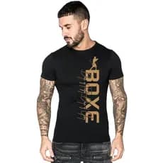 Camiseta Boxe Dourado UFC Luta MMA Fight Martial Art