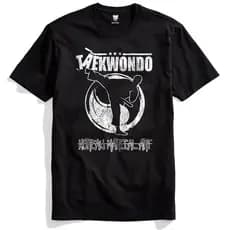 Camiseta Taekwondo Kick Branco Luta MMA Fight Martial Art