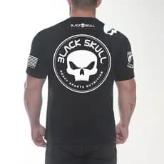 Camiseta Black Skull Original Dry Fit Caveira exercício academia Treino Fitness Camisa BlackSkull