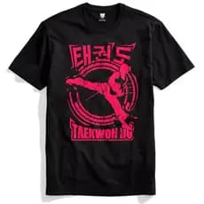 Camiseta Taekwondo Korean Art Rosa Luta MMA Fight