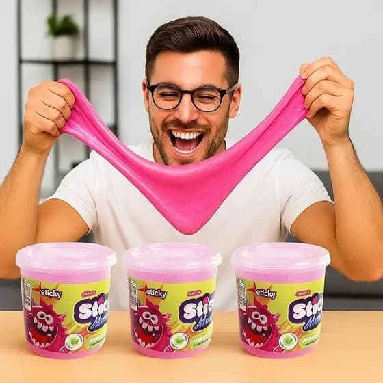 Slime infantil geleca sortida não tóxica massinha sensorial gosma elástica brincar crianças