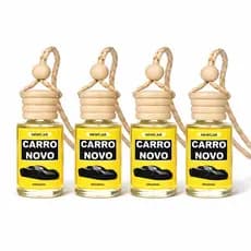 Kit 4 Cheirinho CARRO NOVO Aromatizantes Pingentes Automotivos Importados NEWCAR