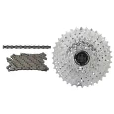 Cassete Catraca 9v 11-42d k7 com Corrente 9v Bike Mtb Oferta