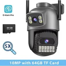 Câmera Besder 10mp 5g Wi-fi 5x Zoom Digital + Micro Sd 64gb