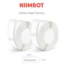 Etiquetas Niimbot D110 D101 D11 Com 2 Rolos 30x15mm (420un)