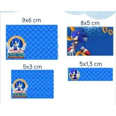ETIQUETAS ADESIVA PERSONALIZADAS SONIC