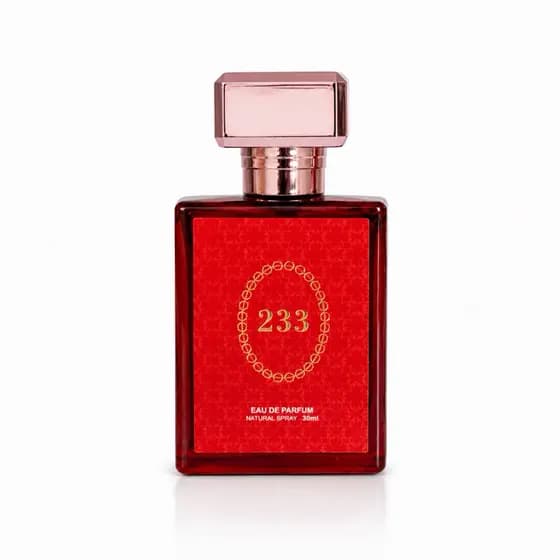 PERFUME FEMININO 233 EAU DE PARFUM 30ML ALTA FIXAÇÃO LONGA DURAÇÃO ELEGANTE DOCE SOFISTICADO PRESENTE