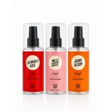 KIT 3 PERFUMES 130ML ALTA FIXAÇÃO 8H FEMININO DOCE MARCANTE LUXO IMPORTADO FRAGRÂNCIAS EXCLUSIVAS