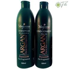 KIT SHAMPOO OLÉO DE ARGAN + CONDICIONADOR 500ML MAYCRENE