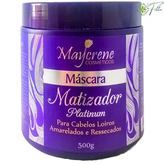 Máscara Matizadora Platinum Desamarelador - 500gr - Maycrene