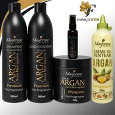 MONTE SEU KIT ARGAN SHAMP+COND+MASCARA+OLEO REPARADOR+CREME PENTEAR