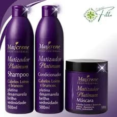 Kit Matizador  Platinum 500ml Maycrene Nova Fórmula
