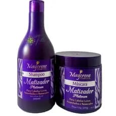 Kit Shampoo + Máscara Matizador Platinado 500ml Maycrene