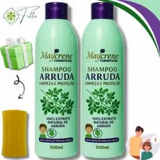 esolha seu kit arruda maycrene 500ml combate os piolhos e lendeas + pente fino