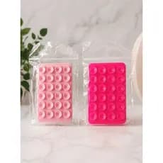 Kit Duplo Suporte para Celular Selicone Ventosa – Leve 2 e Economize Ideal para espelho, carro e azulejos
