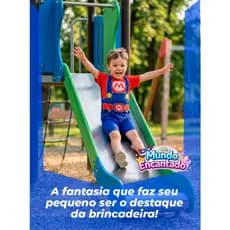 FANTASIA SUPER MARIO INFANTIL CRIANÇA