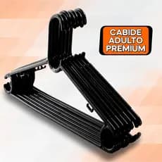 Kit Cabides Adulto Premium Preto Antideslisante Resistente Atacado