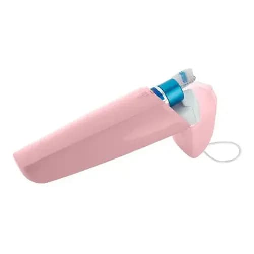 Estojo Porta Escova, Pasta De Dente E Fio Dental Rosa Ou