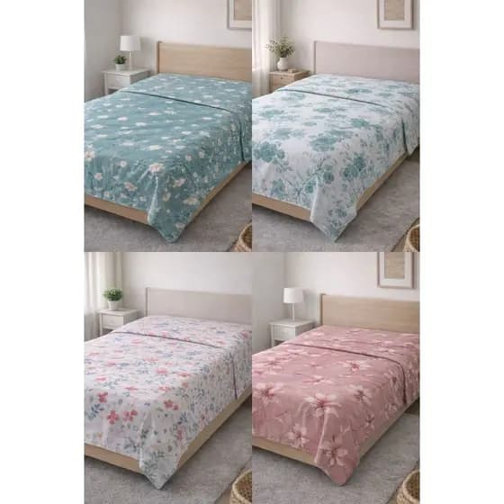 Lençol Avulso Casal Estampado | Tecido Macio | Conforto e Estilo para Sua Cama