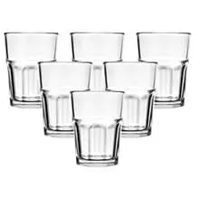 Jogo 6 Copos Tequila Shot Dose Whisky Cachaça Vidro 50ml Cor Transparente
