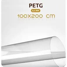 Placa De Acrílico PETG Para Ensaio Fotográfico 0,5mm x 1m x 2m