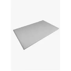 Tabua De Carne Corte Branca 40x25cm 4mm Polietileno Restaurante